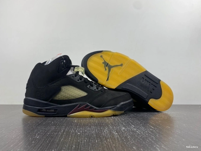Rep TBkick 5 Black FD1330-001 Maniere x Air A Jordan Ma 0722